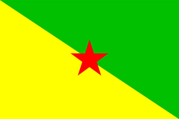 Drapeau de la Guyane française Drapeau de la Guyane française