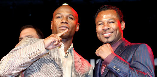 mayweather_mosley Floyd Mayweather Jr et Sugar Shane Mosley