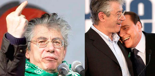 umberto bossi Umberto Bossi et Silvio Berlusconi Premier ministre de lItalie