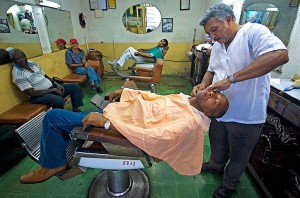 Un barbier à Cuba Un barbier à Cuba