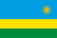 Drapeau Rwandais Drapeau Rwandais