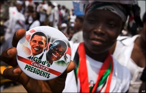Barack Hussein Obama et John Atta Mills Barack Hussein Obama et John Atta Mills