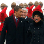 Michaëlle Jean et le président américain Barack Hussein Obama Michaëlle Jean et le président américain Barack Hussein Obama