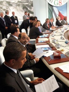 Meles Zanawi au G8 Meles Zanawi au G8
