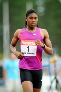 Mokgadi Caster Semenya (née le 7 janvier 1991 à Pietersburg) est une athlète sud-africaine, spécialiste du demi-fond.