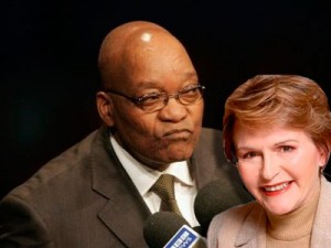 Jacob Zuma et Helen Zille Helen Zille avale le parti d'oppostion Les Démocrates indépendants afin d'offrir une plus grande opposition à l'ANC, le parti dirigé par Jacob Zuma, au pouvoir depuis 1994