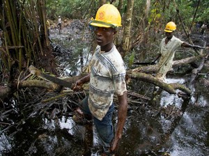 Pétrole au delta du Niger Cinquante ans d'extraction pétrolière dans le delta du Niger a profondément marqué celui-ci. Sans aucune surveillance, les compagnies pétrolières ont amené le delta vers la catastrophe écologique.