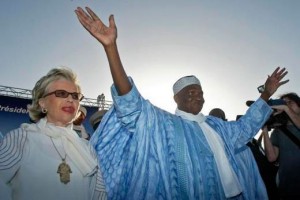 Viviane Vert et Abdoulaye Wade Abdoulaye Wade et sa femme Viviane Vert