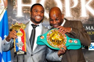 pascal-hopkins Jean-Thenistor Pascal (à gauche) et Bernard Hopkins