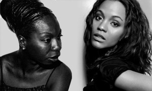nina_simone-zoe_zaldana Est-ce plus « acceptable » pour Hollywood de blanchir les traits de caractère historique au grand écran comme dans le prochain film Nina Simone incarné par Zoe Saldana?