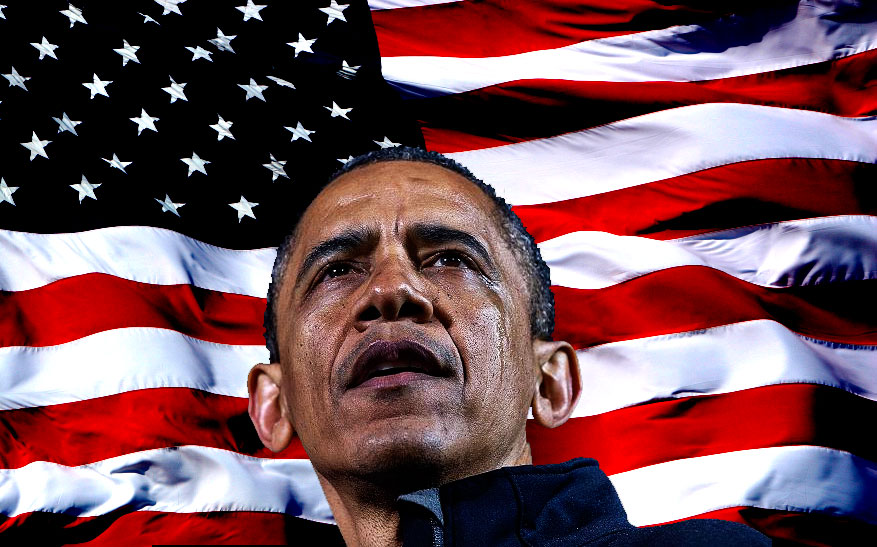 Barack Obama: Election 2012 américaine Le message central de la campagne 2012 de Barack Obama a été qu'il a sauvé les Etats-Unis d'une seconde Grande Dépression après que l'économie fut sur le point de s'effondrer quand il a pris le relais de président républicain George W. Bush en 2009