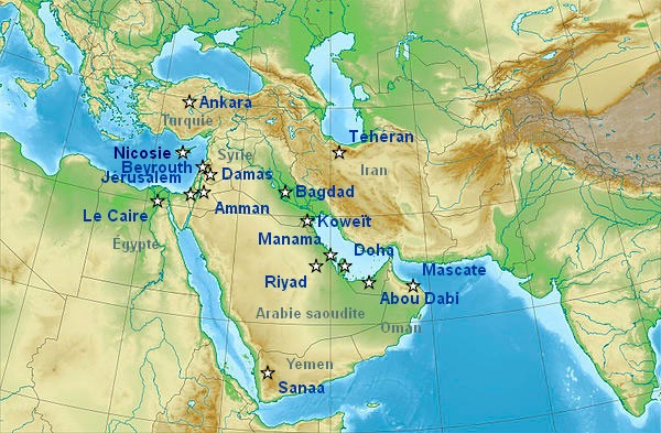 Les situations actuelles au Moyen-Orient