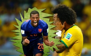 Georginio Wijnaldum des Pays-Bas est originaire du Suriname