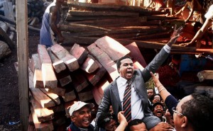Libération du directeur du quotifien « Madagascar Matin », Jean-Luc Rahaga à Antananarivo.